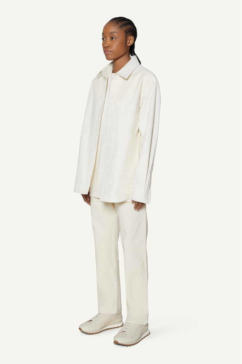 CORDUROY OVERSHIRT - IVORY