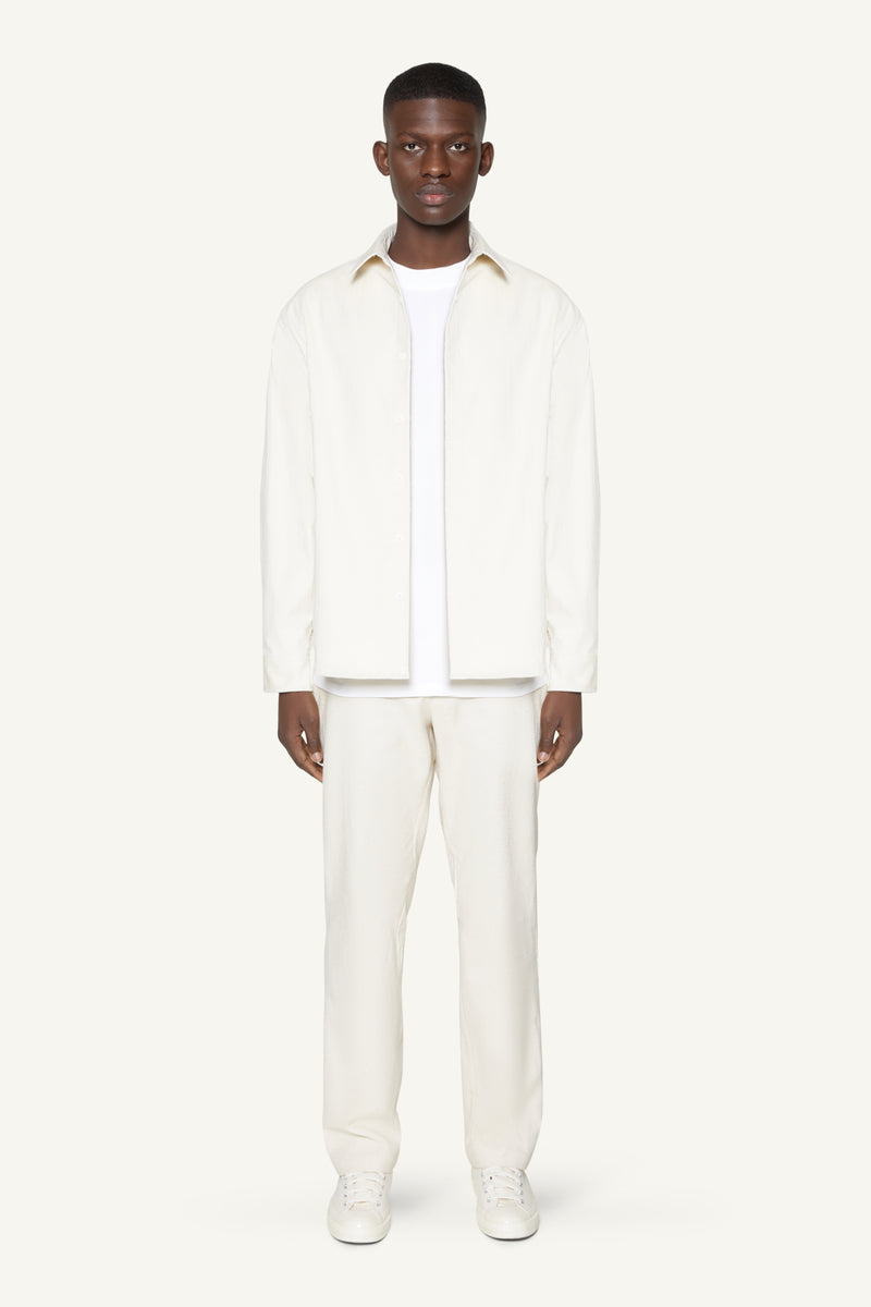 CORDUROY OVERSHIRT - IVORY