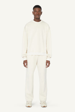 HEAVYWEIGHT CREWNECK SWEATER - CREAM