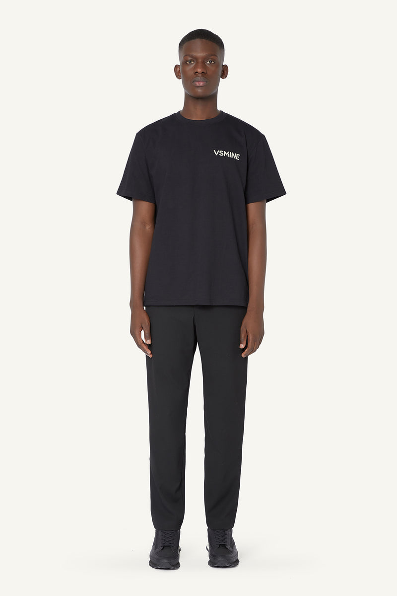 OVERSIZED LOGO T-SHIRT - BLACK