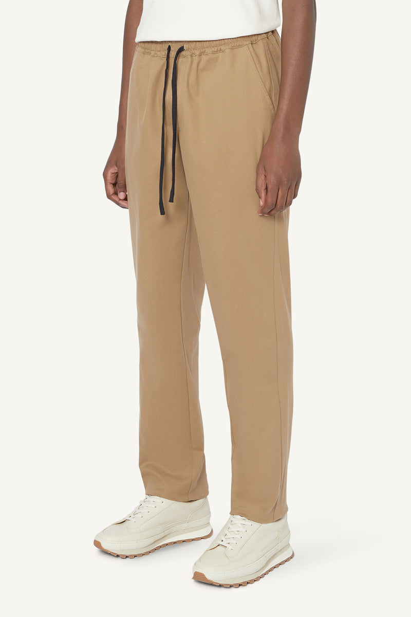 TAPERED TROUSERS - TAUPE
