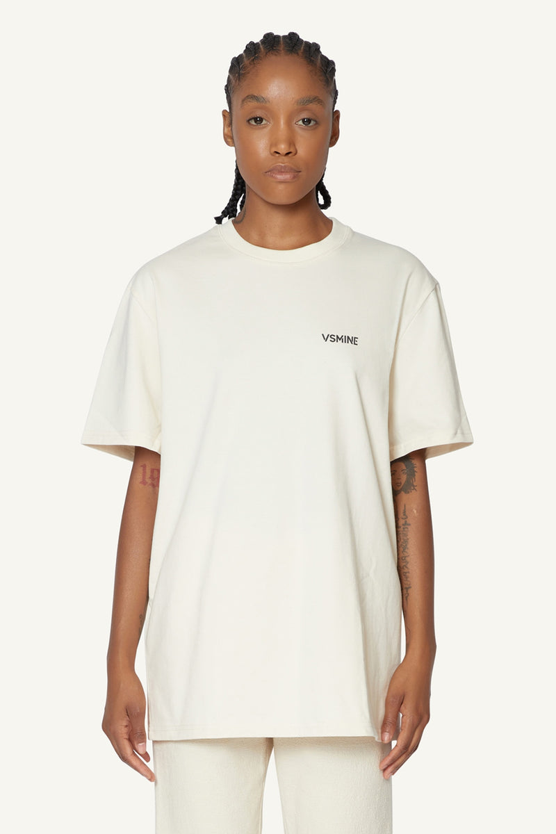 LOGO T-SHIRT - CREAM