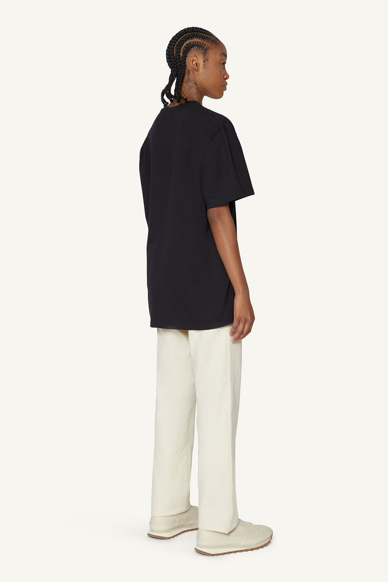 OVERSIZED LOGO T-SHIRT - BLACK