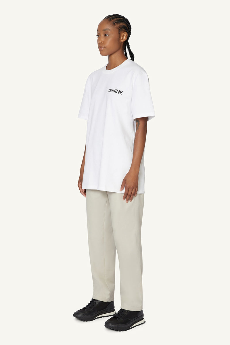 OVERSIZED LOGO T-SHIRT - WHITE