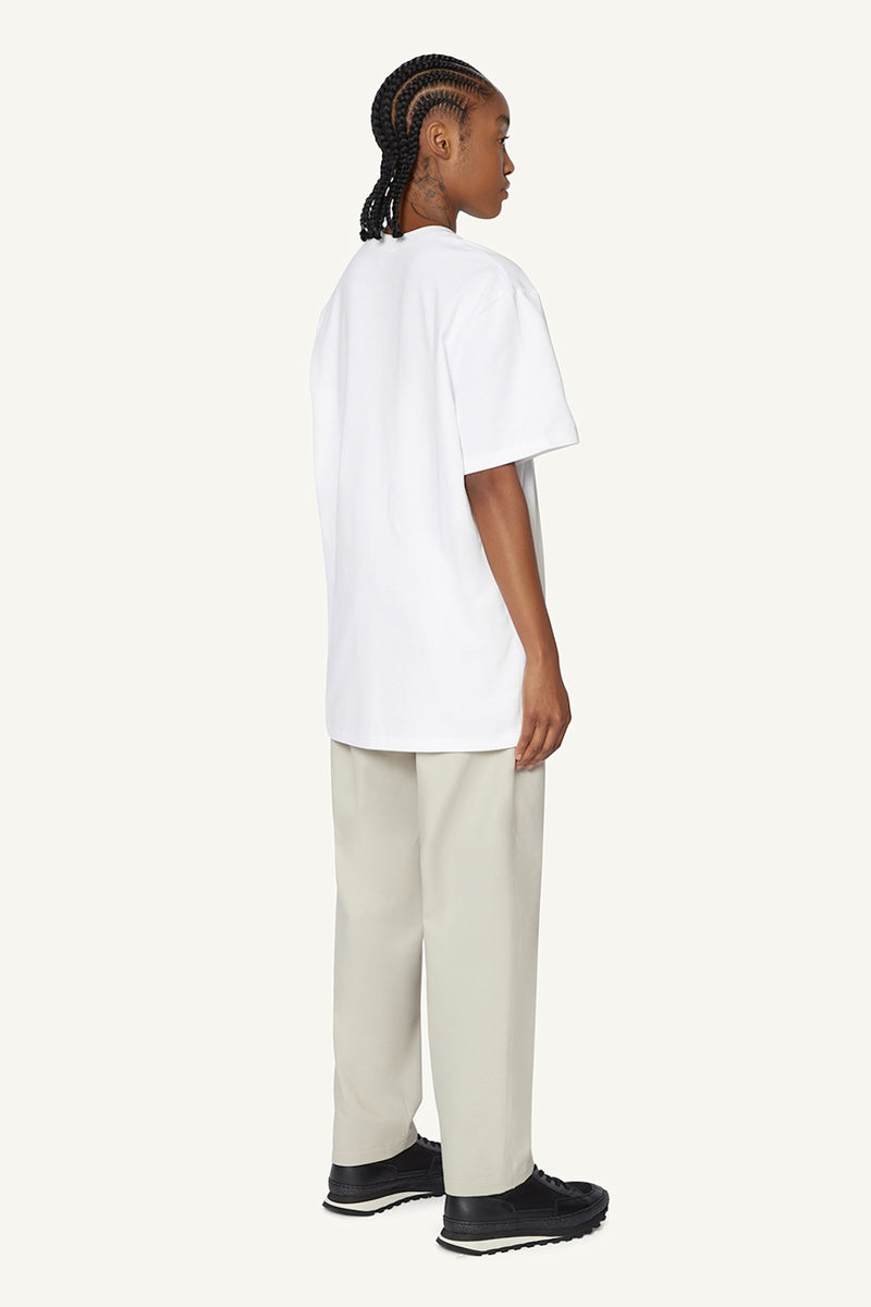 OVERSIZED LOGO T-SHIRT - WHITE