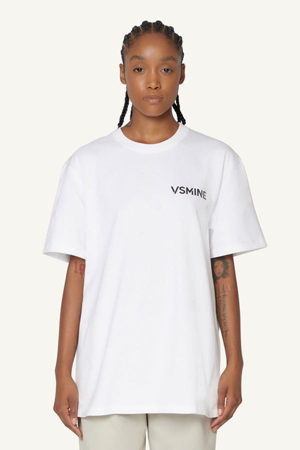 OVERSIZED LOGO T-SHIRT - WHITE