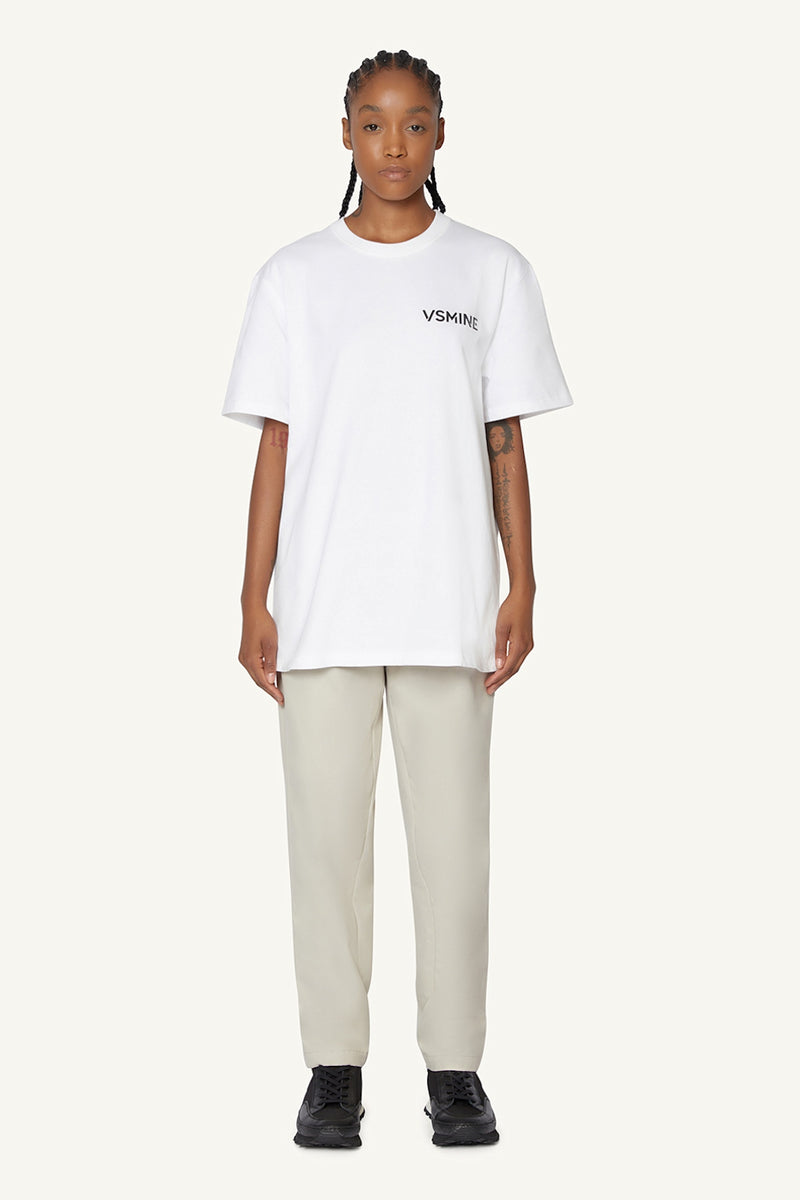OVERSIZED LOGO T-SHIRT - WHITE