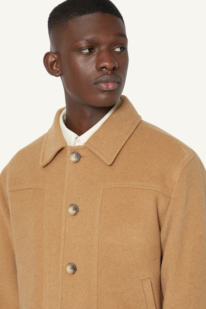 WOOL JACKET - BEIGE