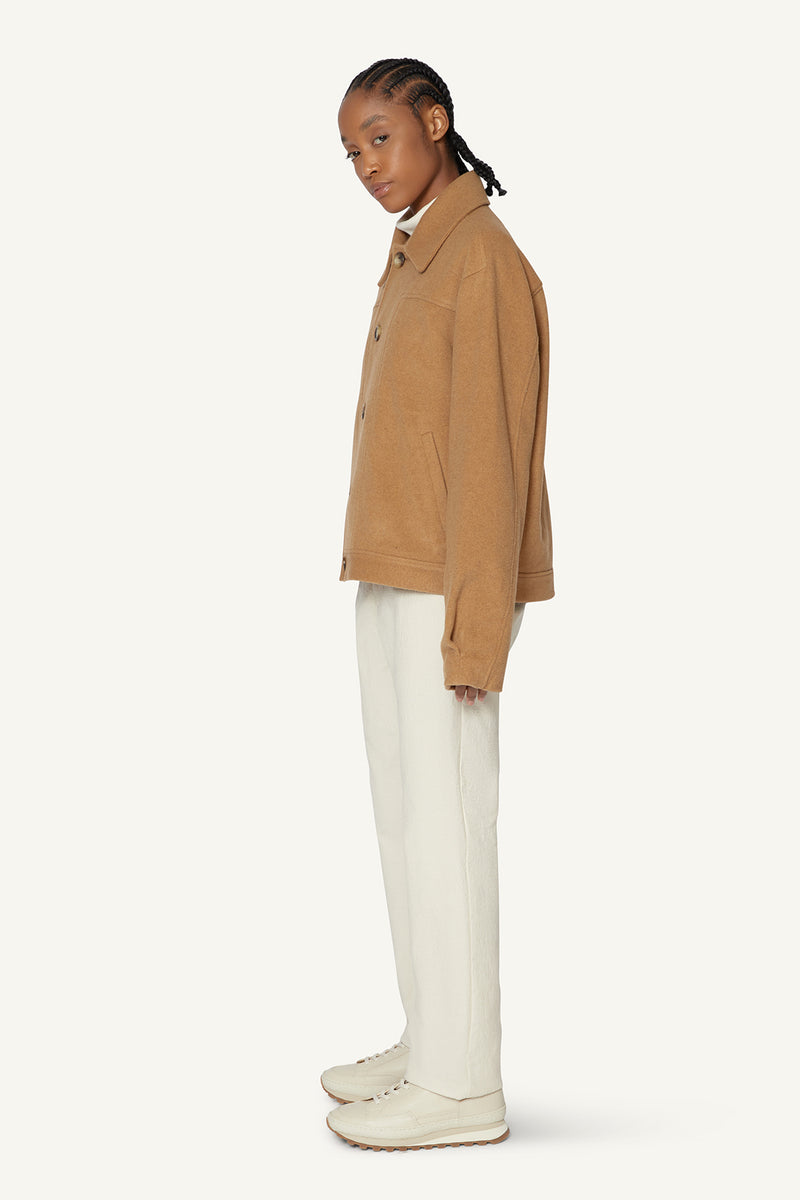 WOOL JACKET - BEIGE