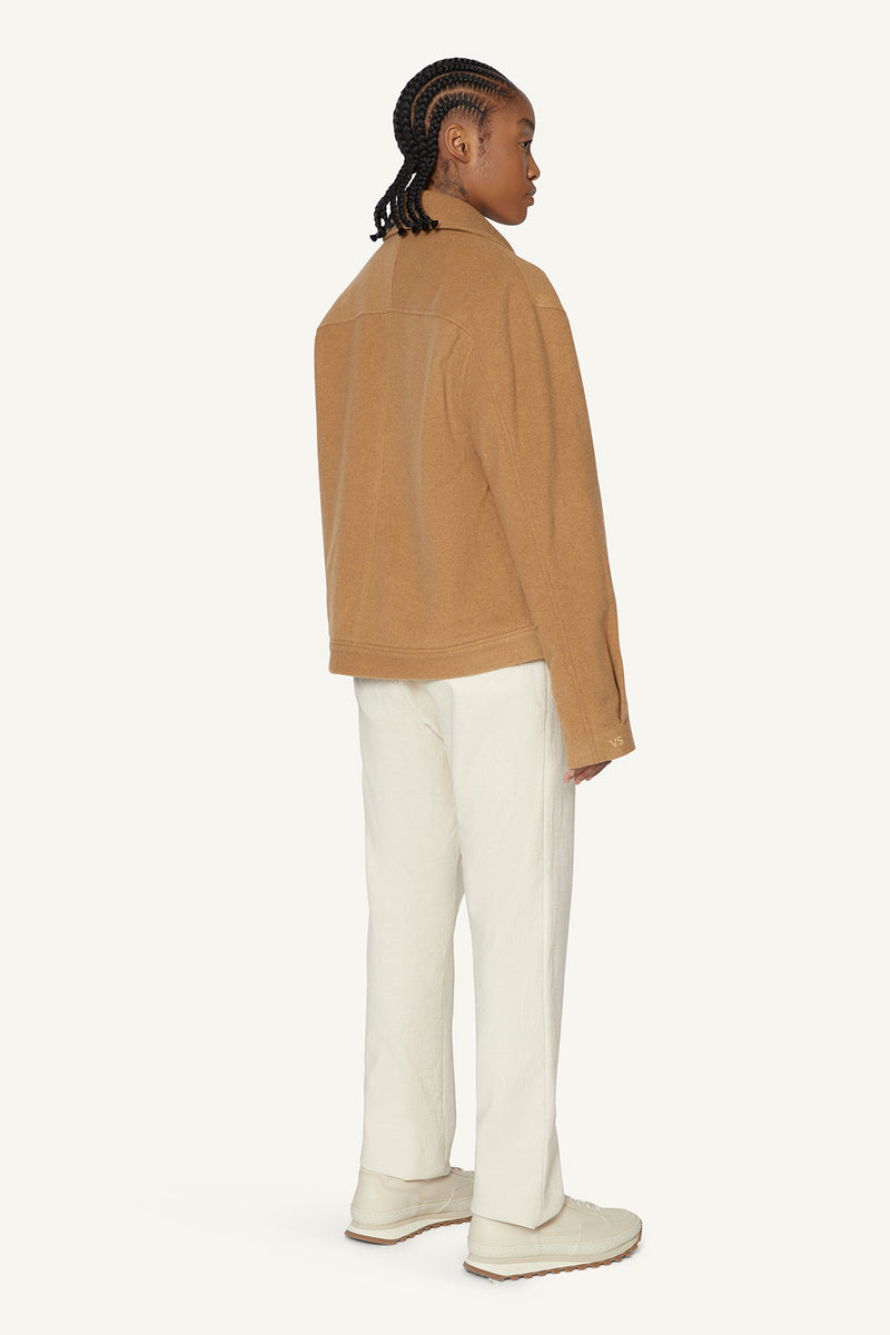 WOOL JACKET - BEIGE
