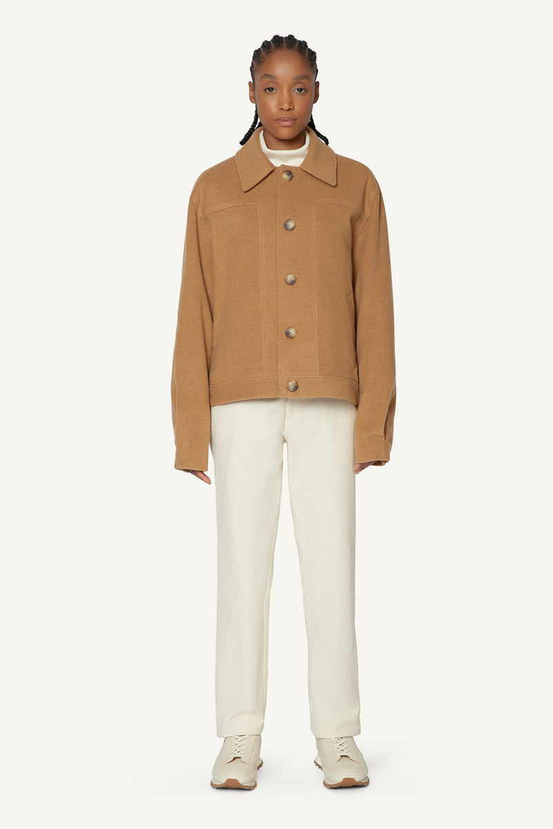 WOOL JACKET - BEIGE