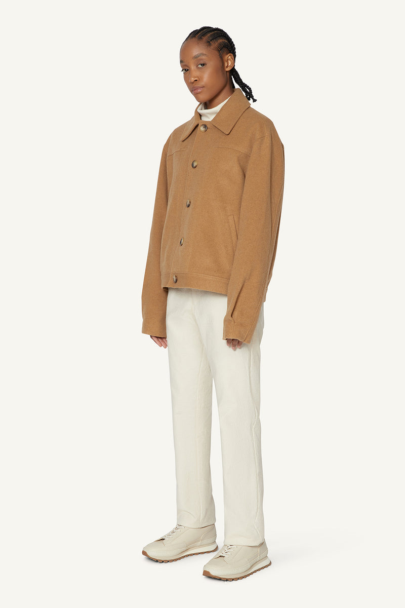 WOOL JACKET - BEIGE