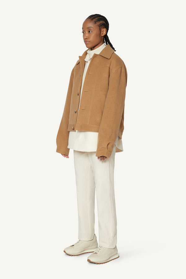 WOOL JACKET - BEIGE