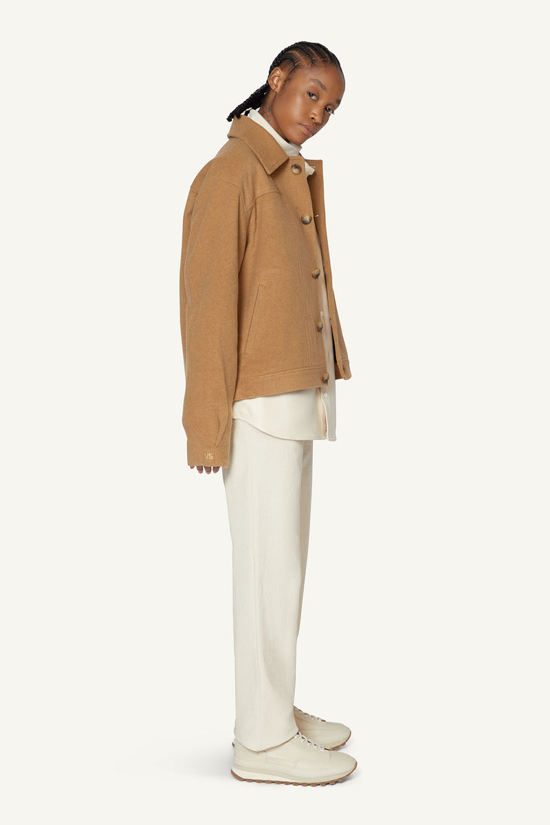 WOOL JACKET - BEIGE