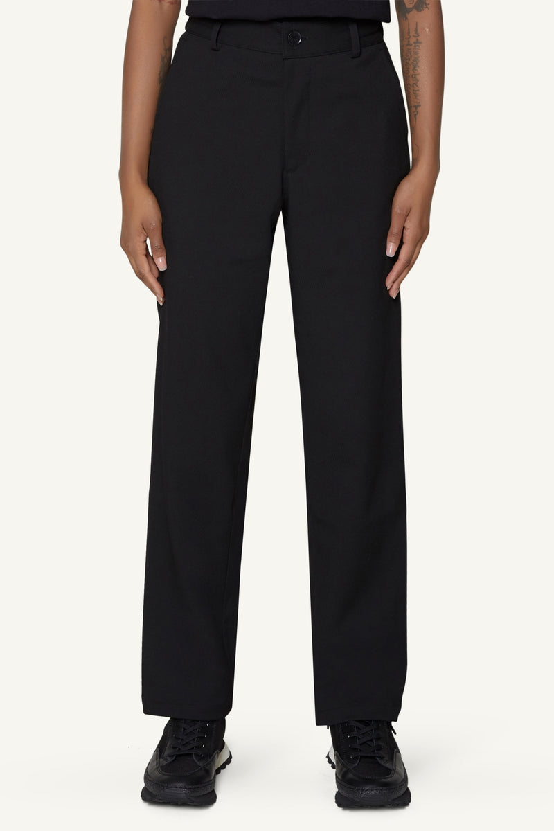 WOVEN TROUSERS - BLACK